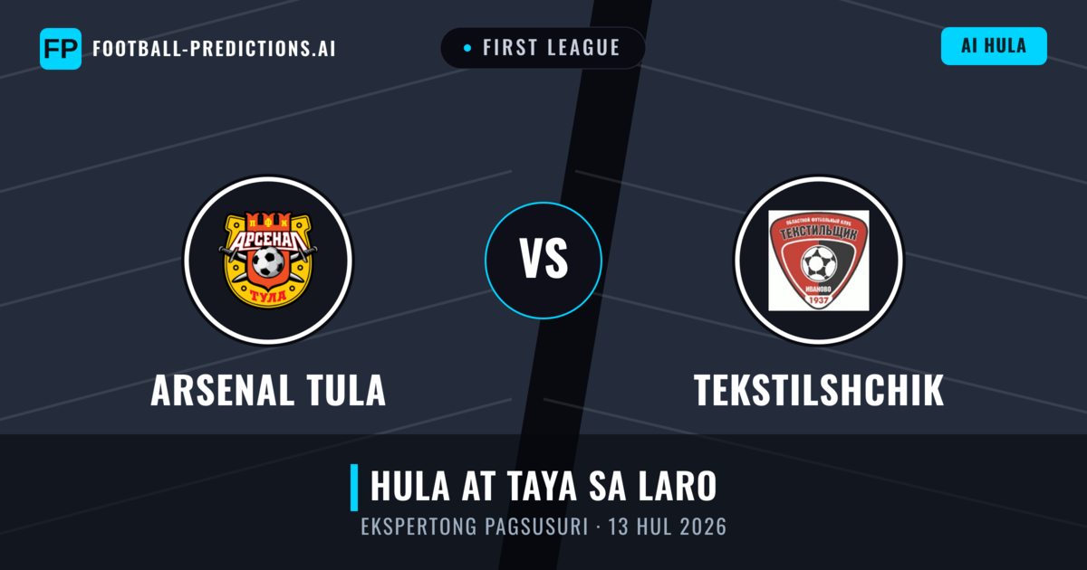 Arsenal Tula vs Tekstilshchik — hula at preview ng laban