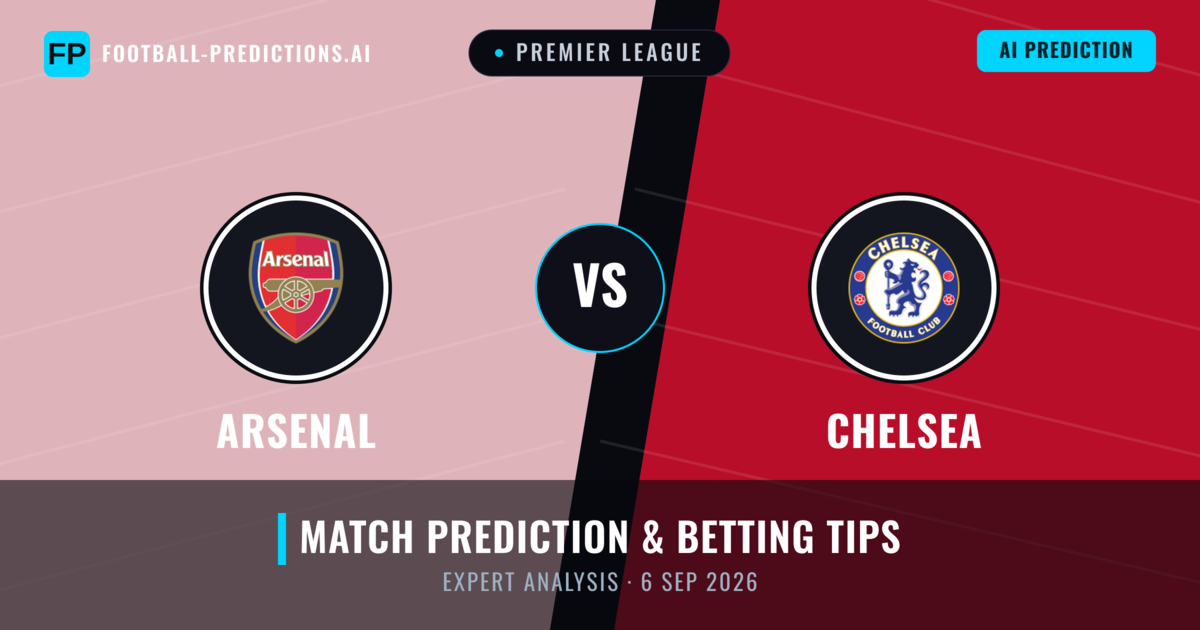 Arsenal vs Chelsea — match prediction & preview