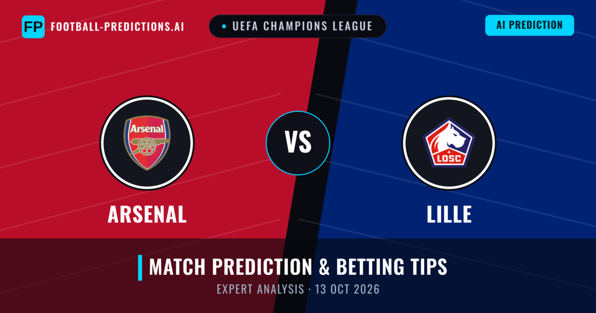 Arsenal vs Lille — match prediction & preview