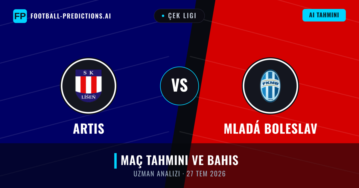 Artis - Mladá Boleslav — maç tahmini ve önizleme