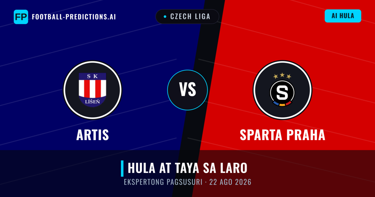 Artis vs Sparta Praha — hula at preview ng laban