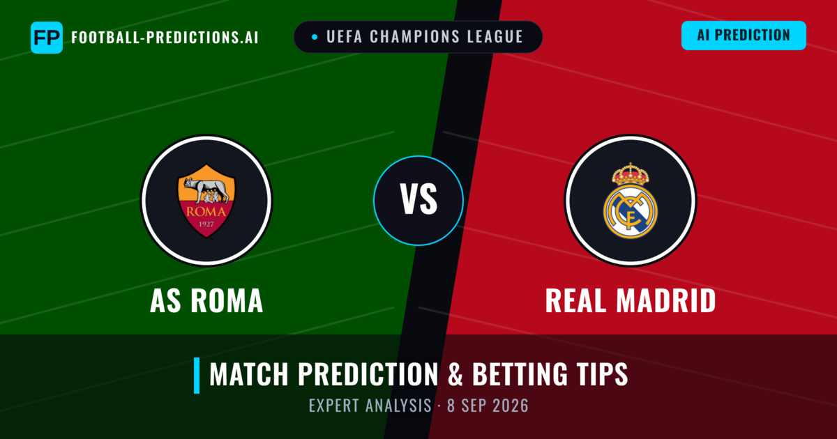 AS Roma vs Real Madrid — match prediction & preview