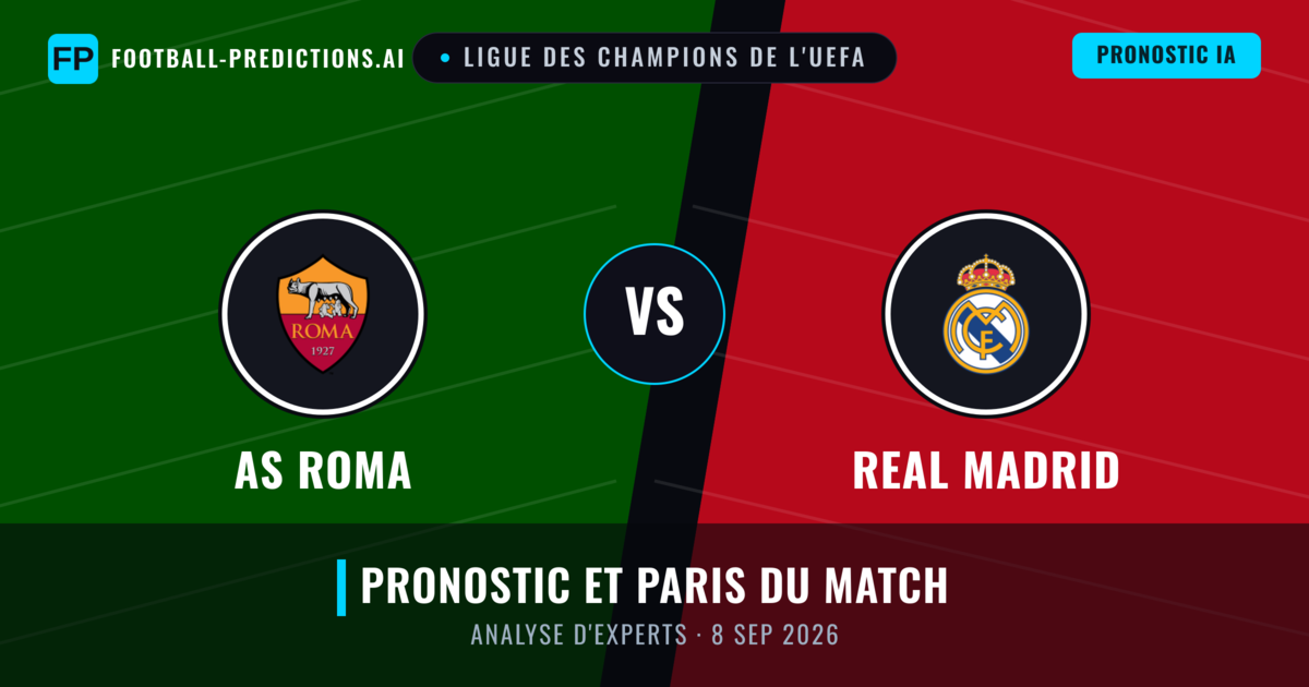 AS Roma vs Real Madrid — pronostic et avant-match