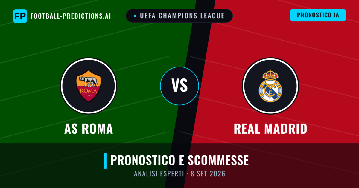 AS Roma vs Real Madrid — pronostico e anteprima del match