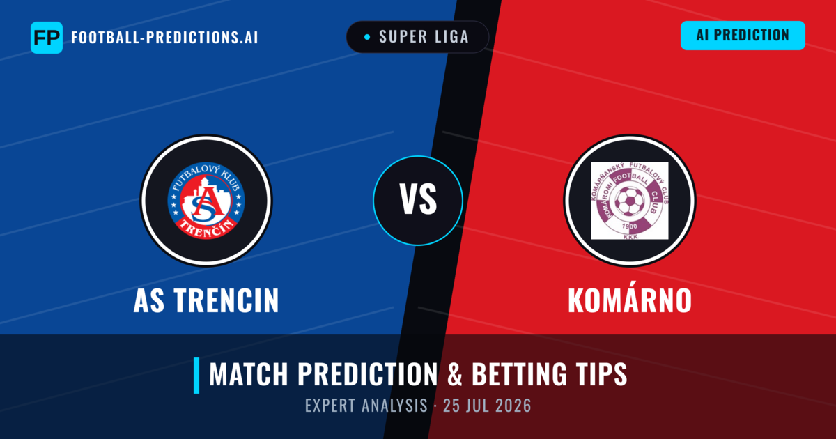 AS Trencin vs Komárno — match prediction & preview