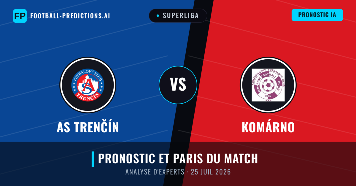 AS Trenčín vs Komárno — pronostic et avant-match