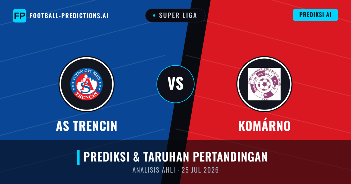 AS Trencin vs Komárno — prediksi dan pratinjau pertandingan