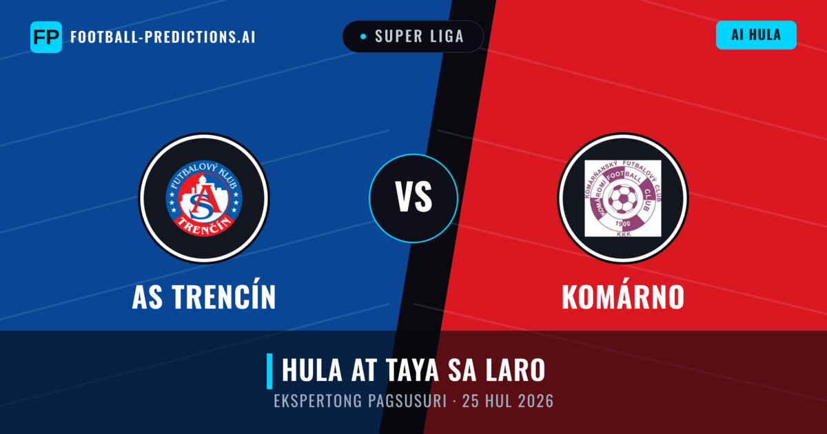AS Trencín vs Komárno — hula at preview ng laban
