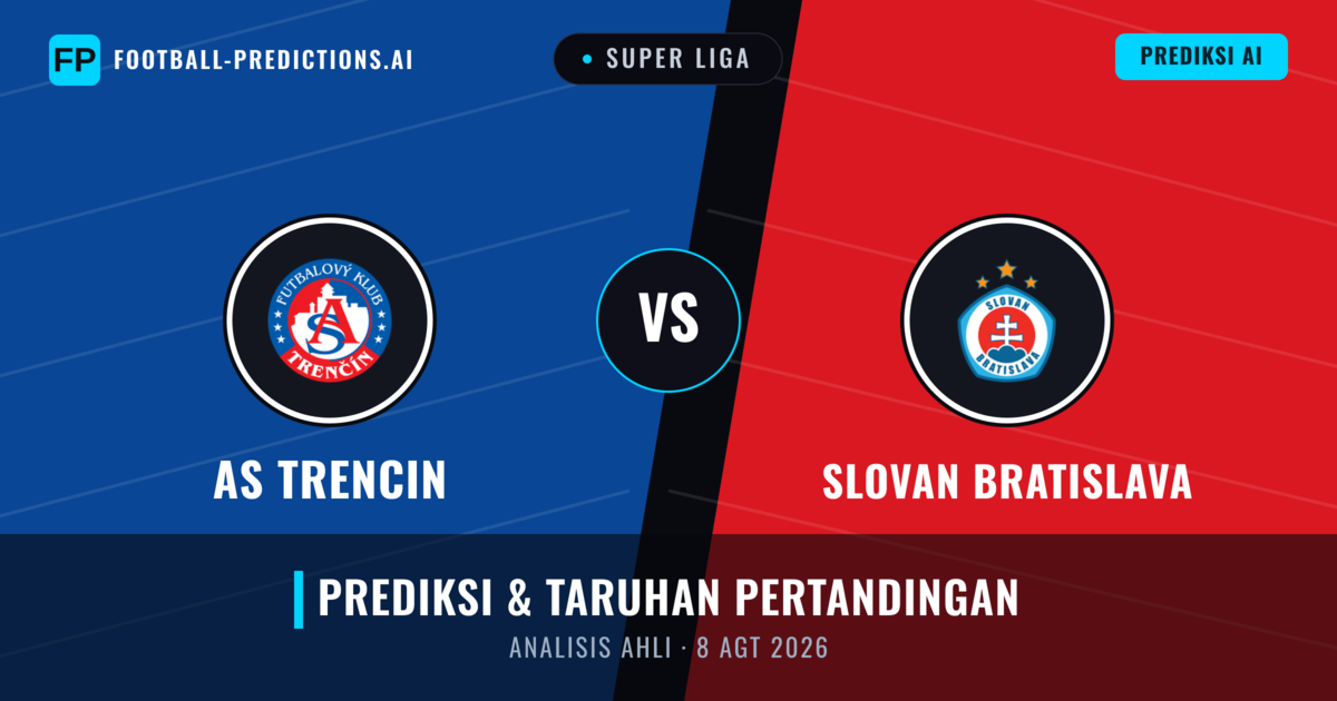 AS Trencin vs Slovan Bratislava — prediksi dan pratinjau pertandingan