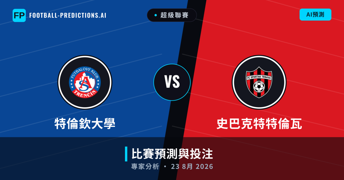 特倫欽大學 vs 史巴克特特倫瓦 — 比赛预测和前瞻