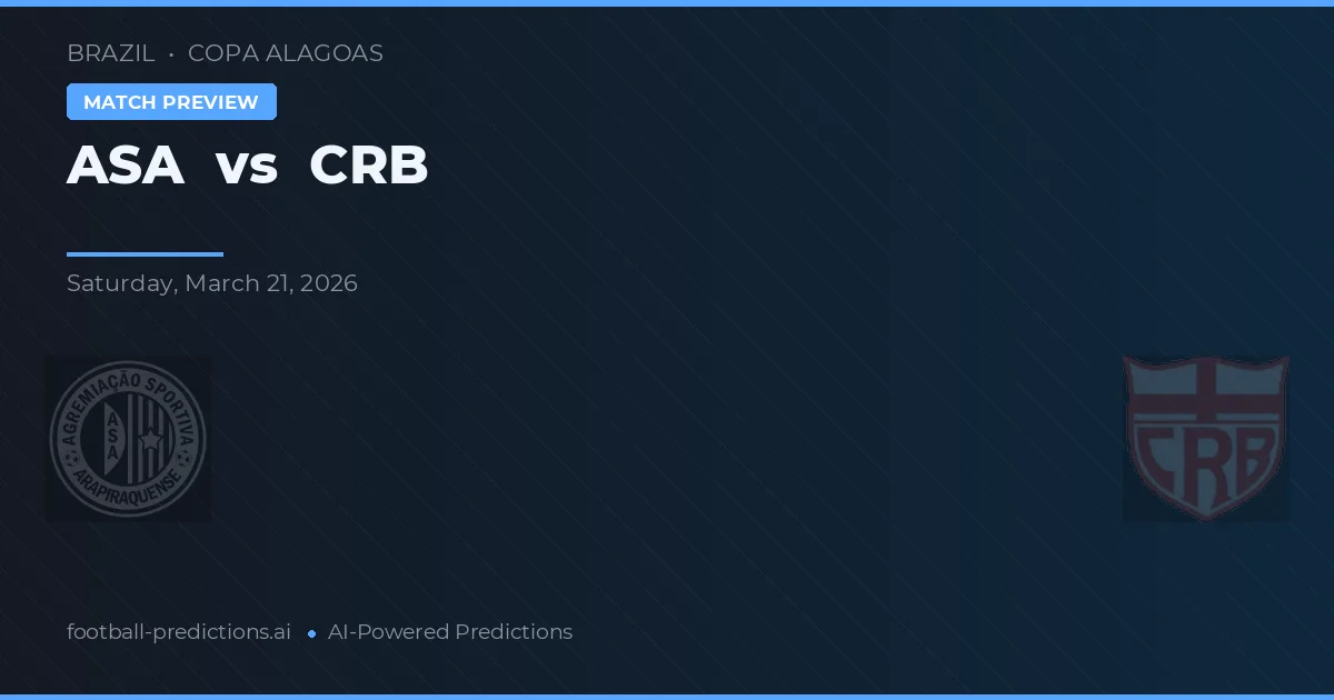 ASA vs CRB — match prediction & preview