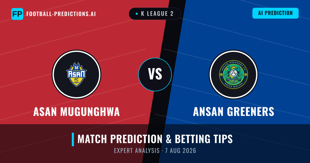 Asan Mugunghwa vs Ansan Greeners — match prediction & preview