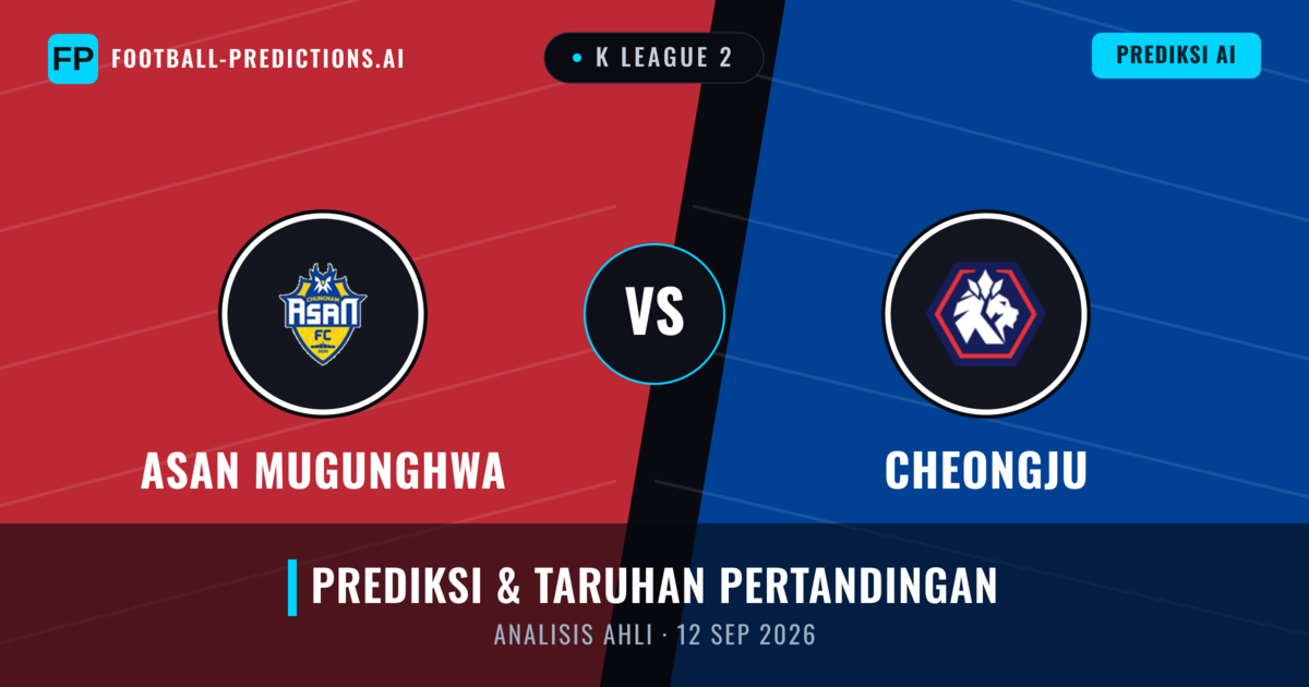 Asan Mugunghwa vs Cheongju — prediksi dan pratinjau pertandingan