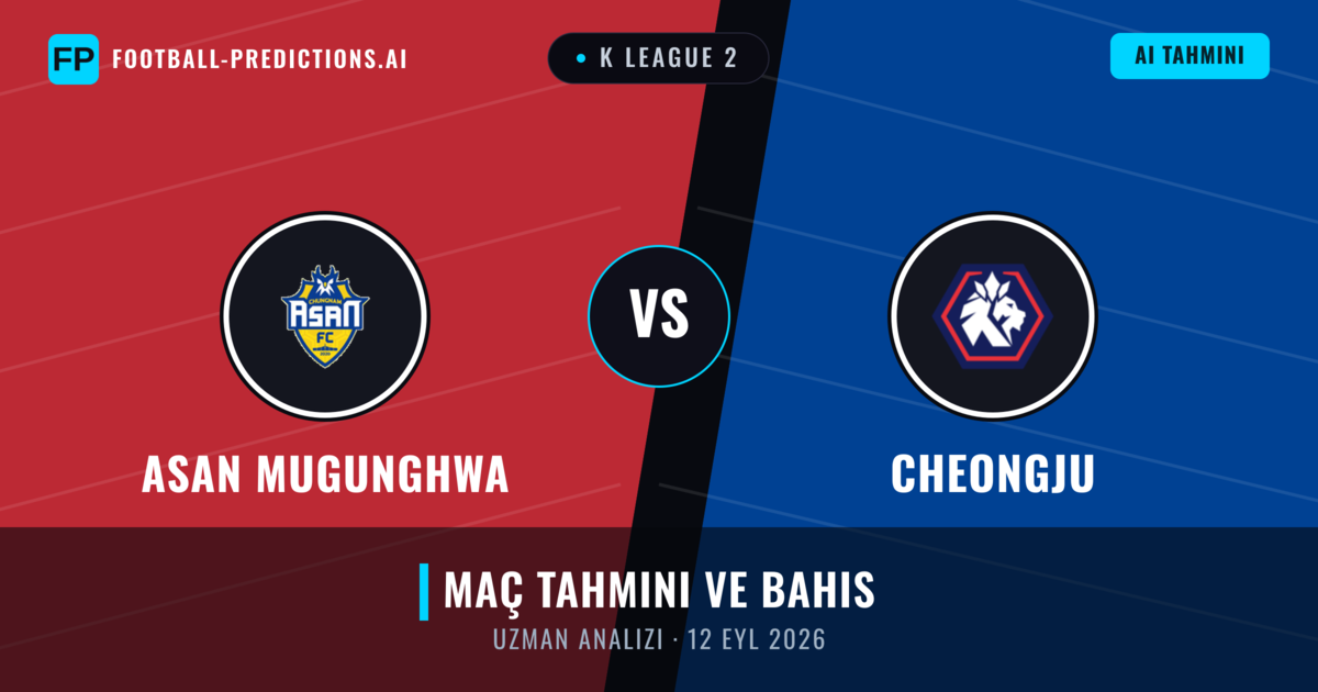 Asan Mugunghwa - Cheongju — maç tahmini ve önizleme