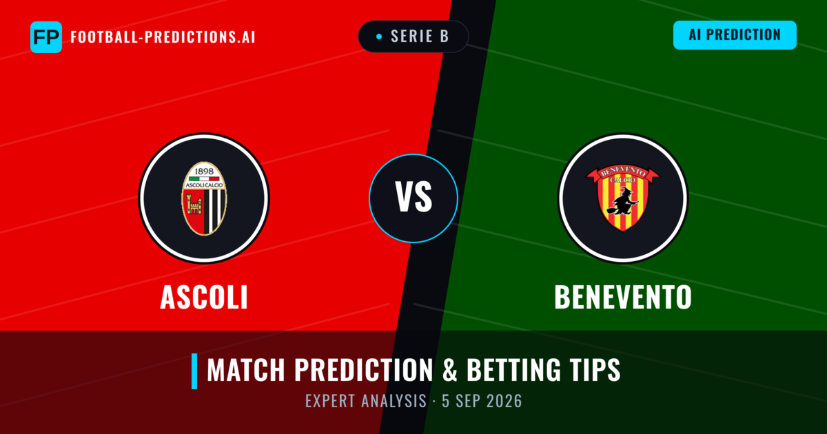Ascoli vs Benevento — match prediction & preview