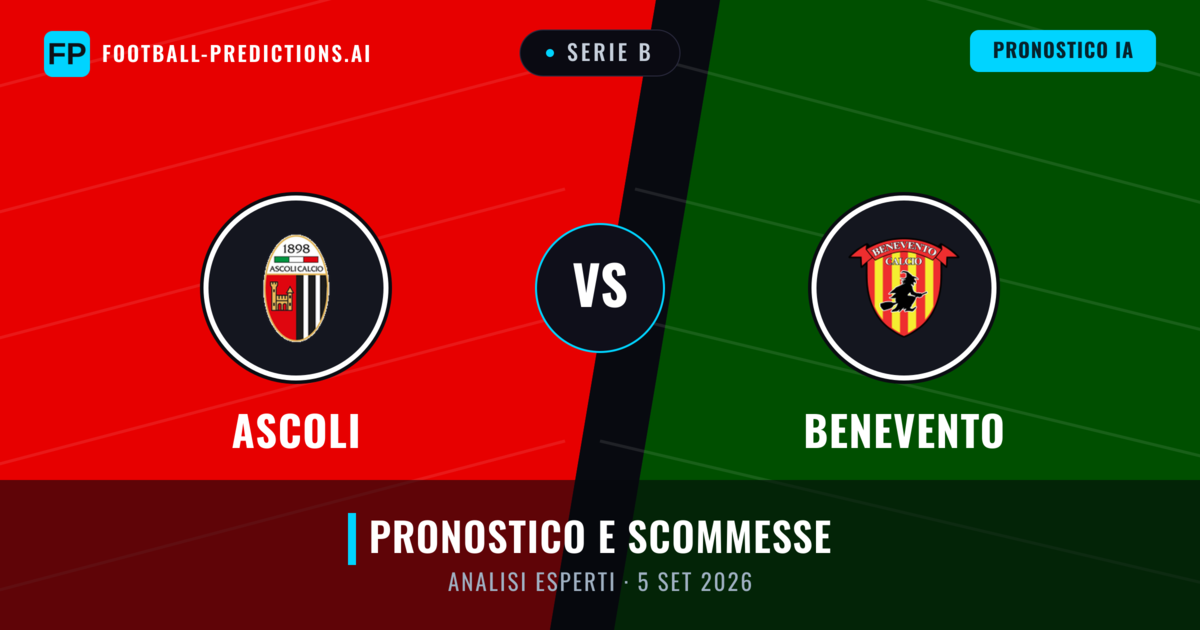 Ascoli vs Benevento — pronostico e anteprima del match