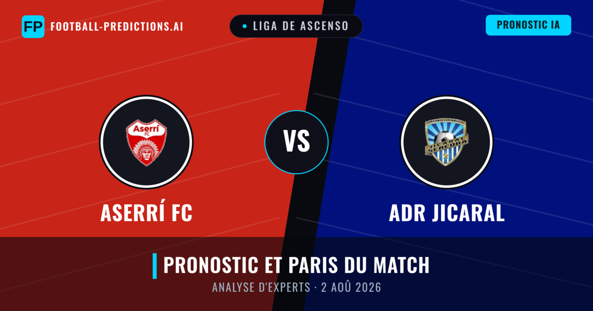 Aserrí FC vs ADR Jicaral — pronostic et avant-match