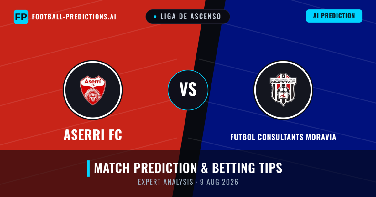 Aserri FC vs Futbol Consultants Moravia — match prediction & preview