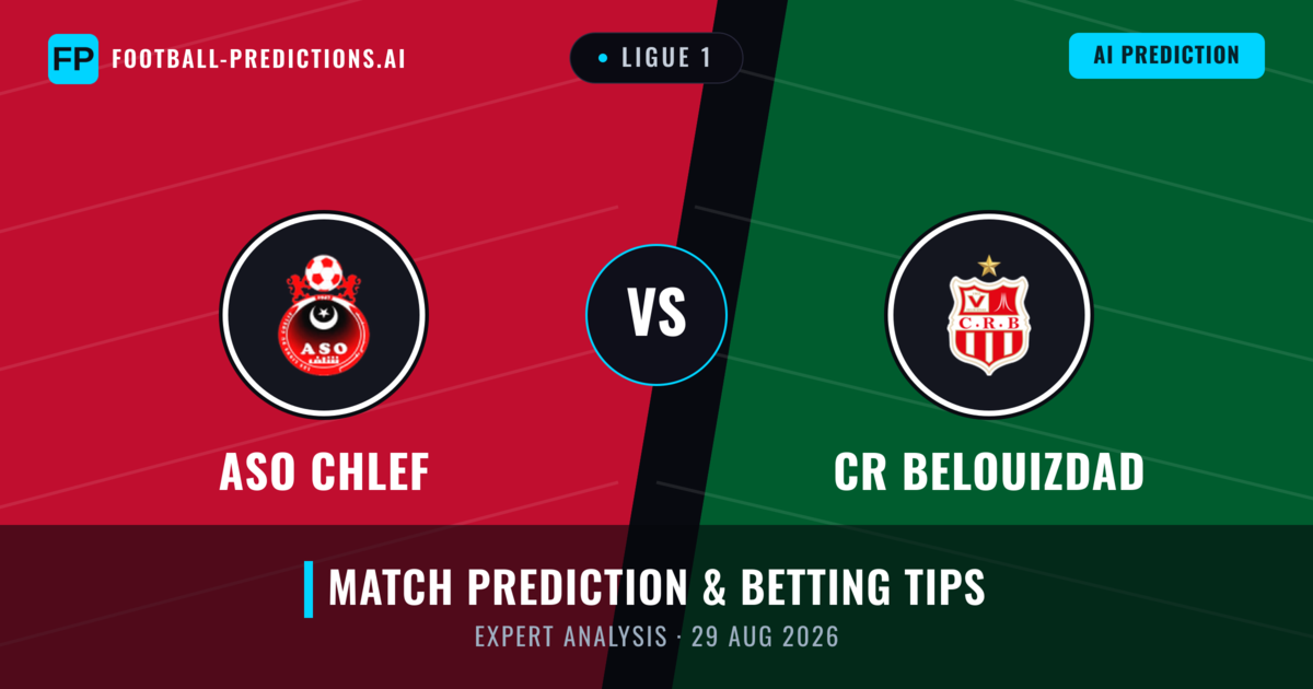 ASO Chlef vs CR Belouizdad — match prediction & preview