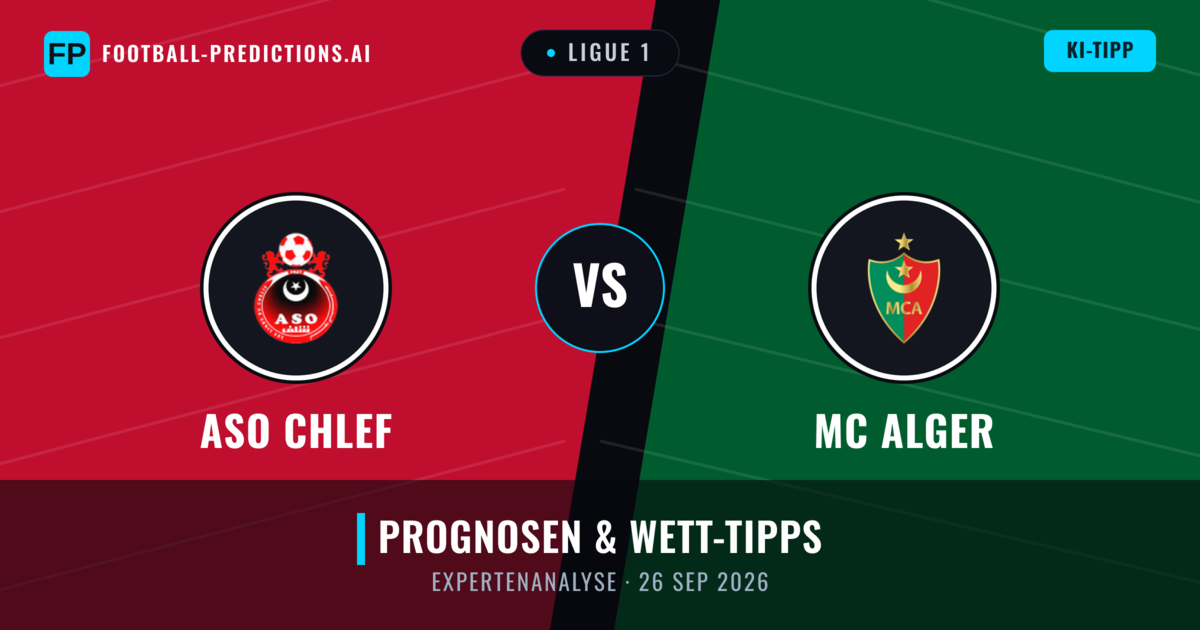 ASO Chlef vs MC Alger — Prognose und Spielvorschau