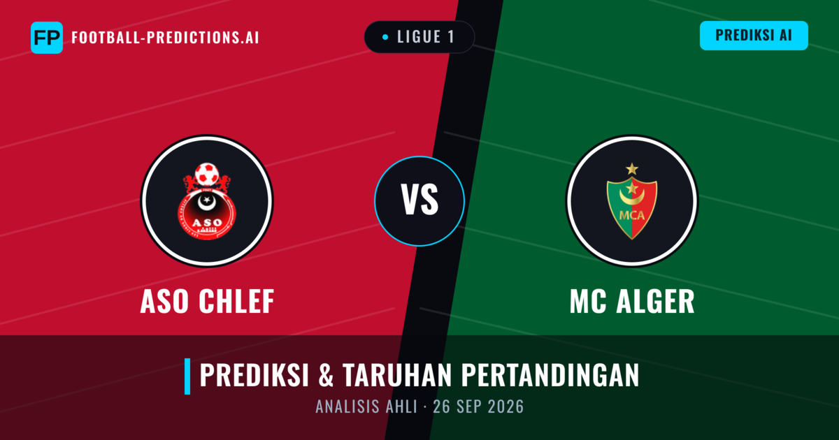 ASO Chlef vs MC Alger — prediksi dan pratinjau pertandingan