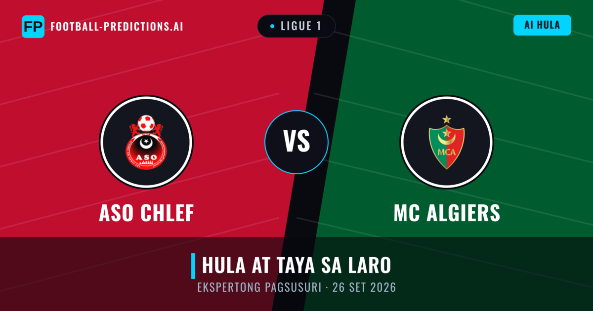 ASO Chlef vs MC Algiers — hula at preview ng laban
