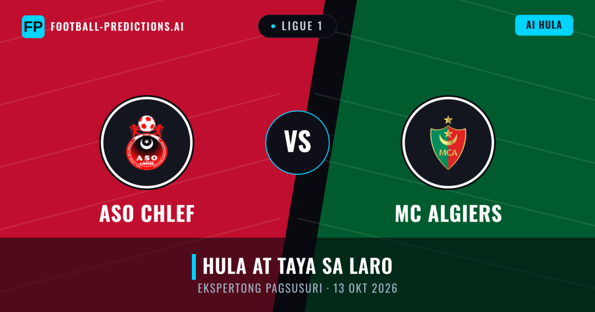 ASO Chlef vs MC Algiers — hula at preview ng laban