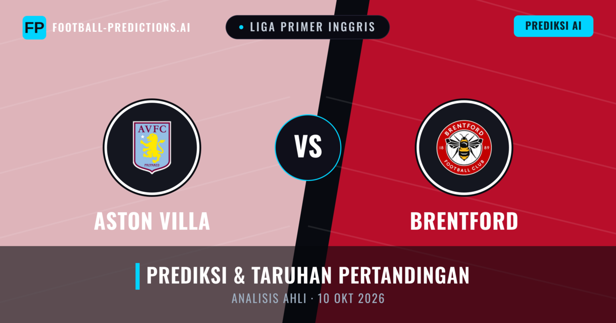 Aston Villa vs Brentford — prediksi dan pratinjau pertandingan