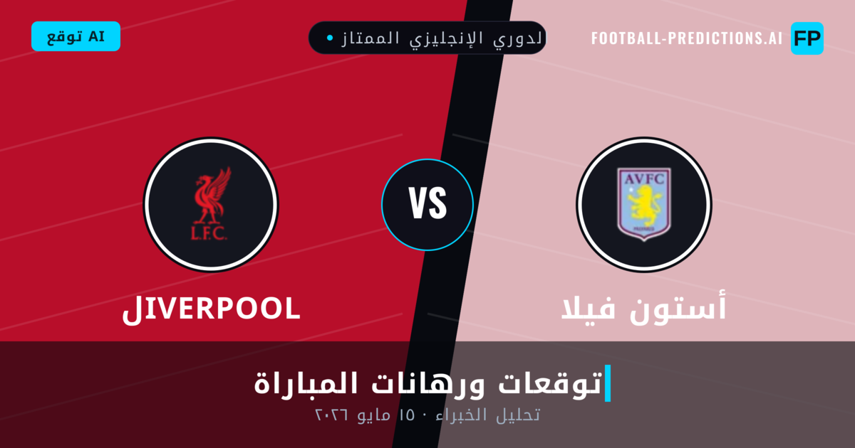 أستون فيلا ضد ليفربول — توقعات ومعاينة المباراة