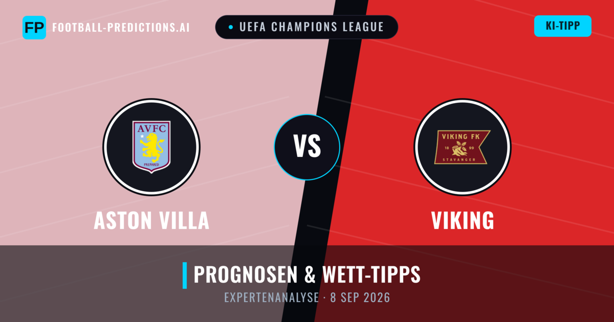Aston Villa vs Viking — Prognose und Spielvorschau