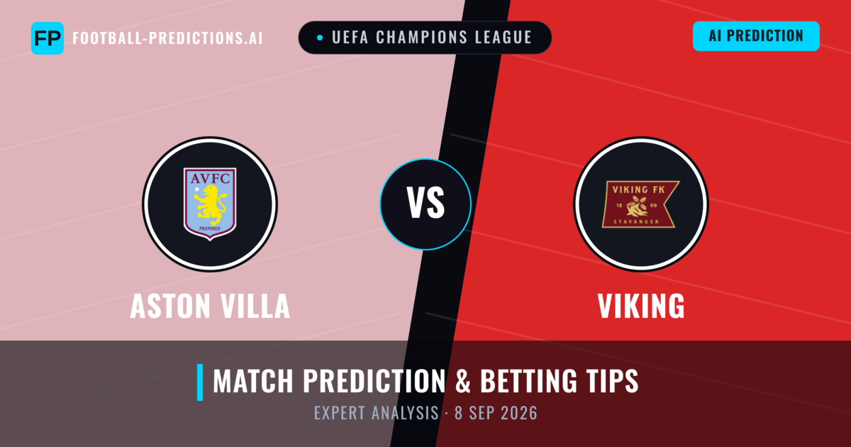 Aston Villa vs Viking — match prediction & preview