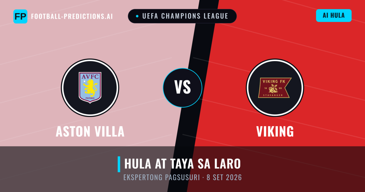 Aston Villa vs Viking — hula at preview ng laban