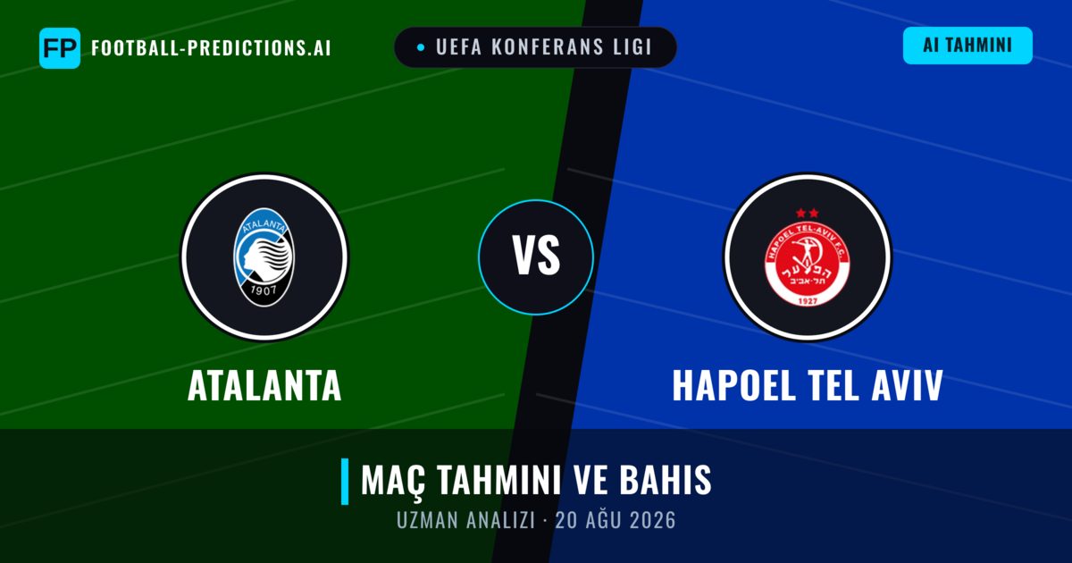 Atalanta - Hapoel Tel Aviv — maç tahmini ve önizleme