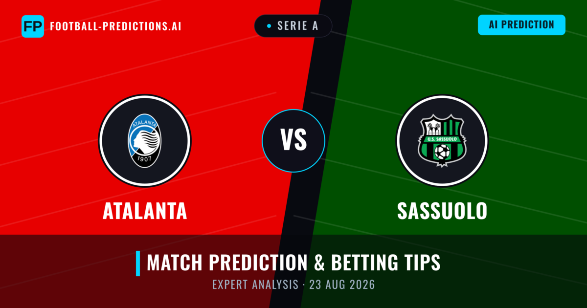 Atalanta vs Sassuolo — match prediction & preview