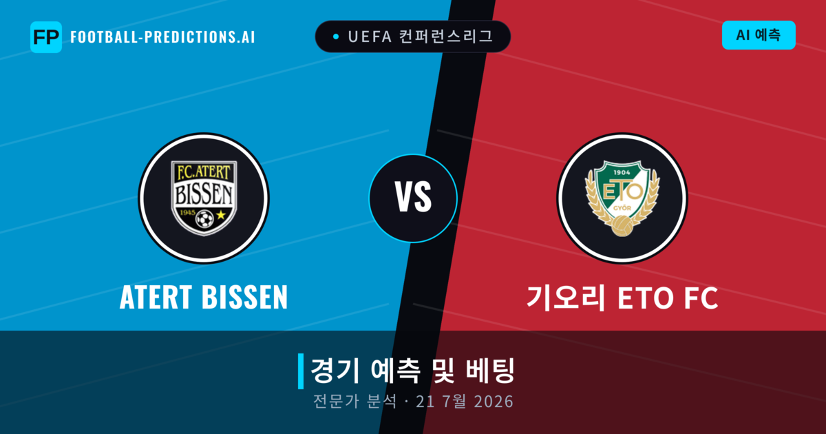 Atert Bissen 대 기오리 ETO FC — 경기 예측 및 프리뷰