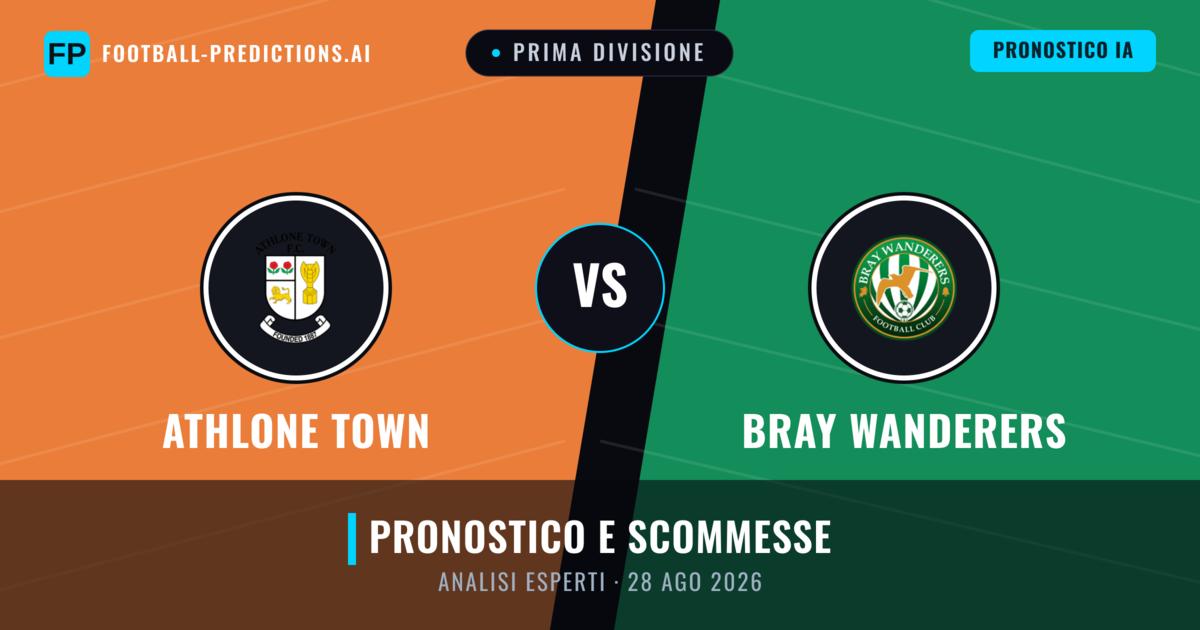 Athlone Town vs Bray Wanderers — pronostico e anteprima del match