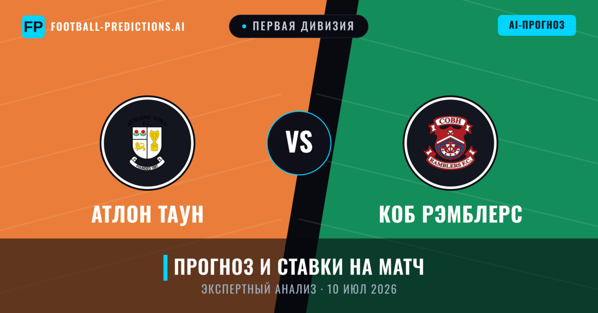 Атлон Таун – Коб Рэмблерс — прогноз и превью матча