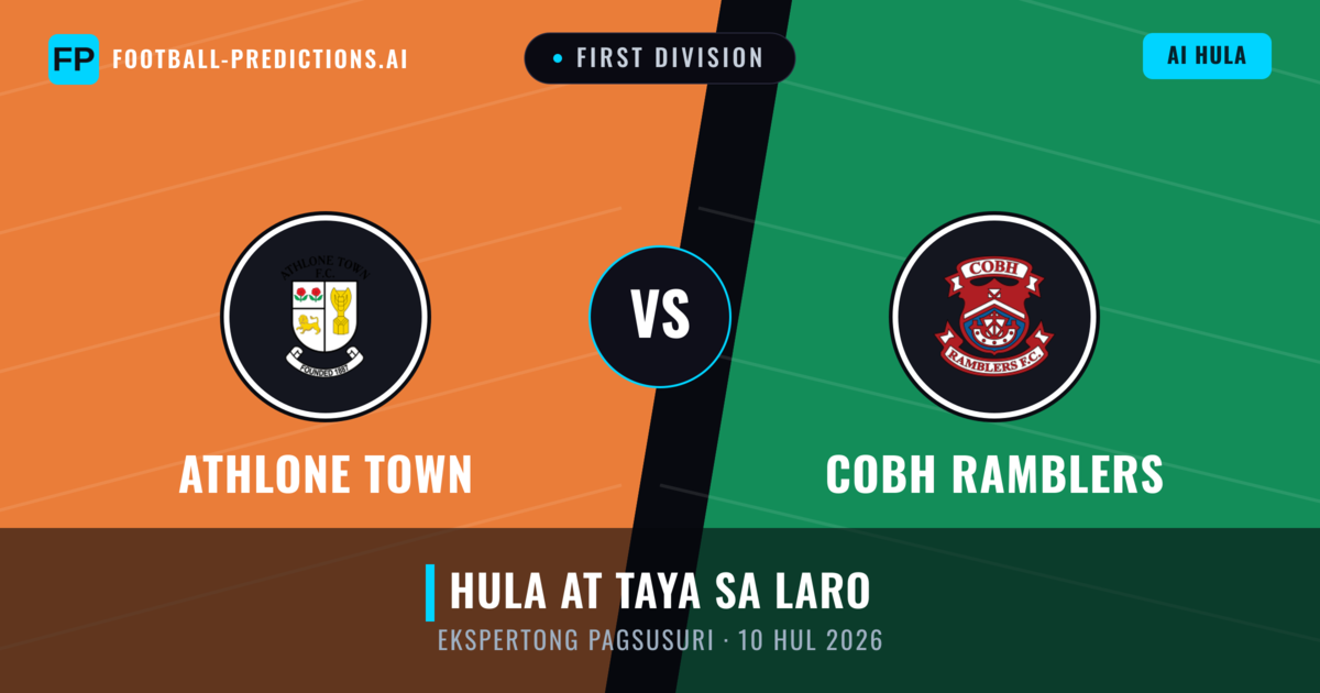 Athlone Town vs Cobh Ramblers — hula at preview ng laban