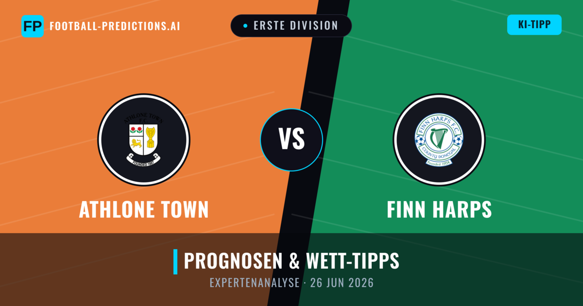 Athlone Town vs Finn Harps — Prognose und Spielvorschau