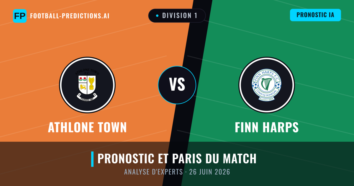 Athlone Town vs Finn Harps — pronostic et avant-match