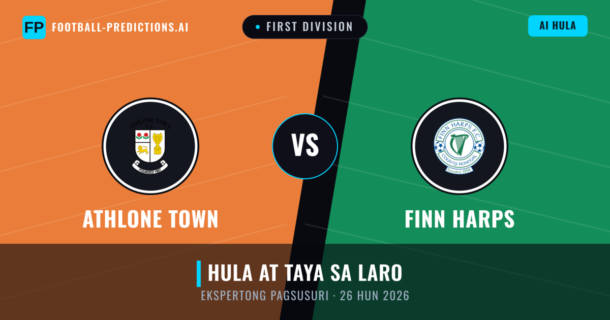 Athlone Town vs Finn Harps — hula at preview ng laban