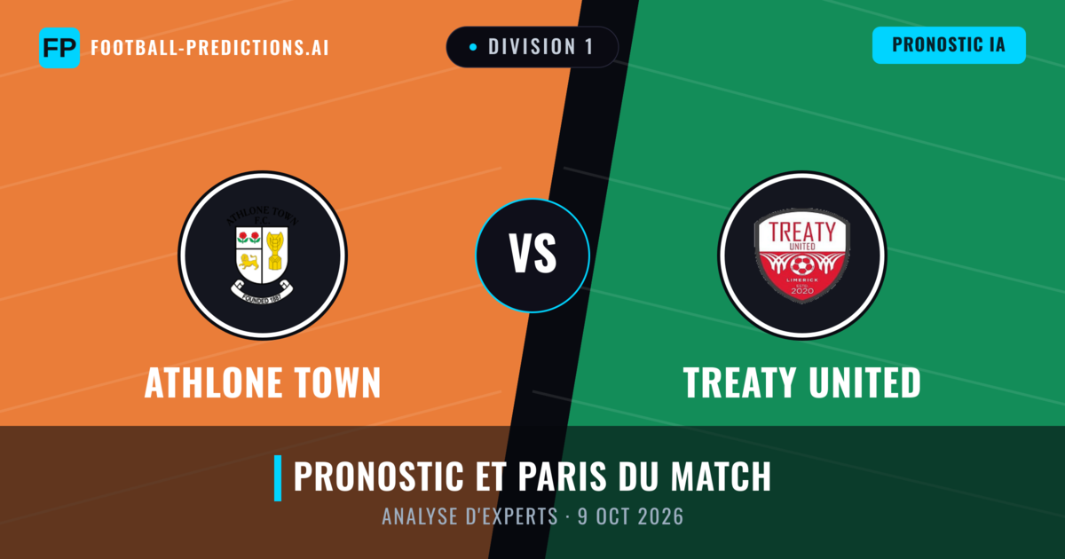 Athlone Town vs Treaty United — pronostic et avant-match