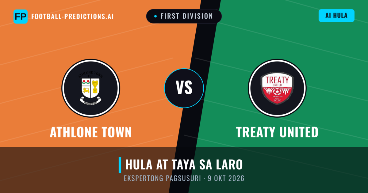 Athlone Town vs Treaty United — hula at preview ng laban