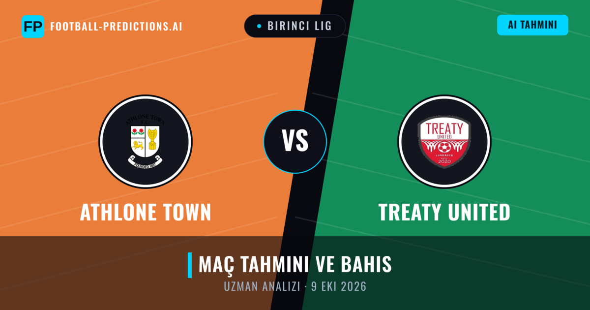 Athlone Town - Treaty United — maç tahmini ve önizleme