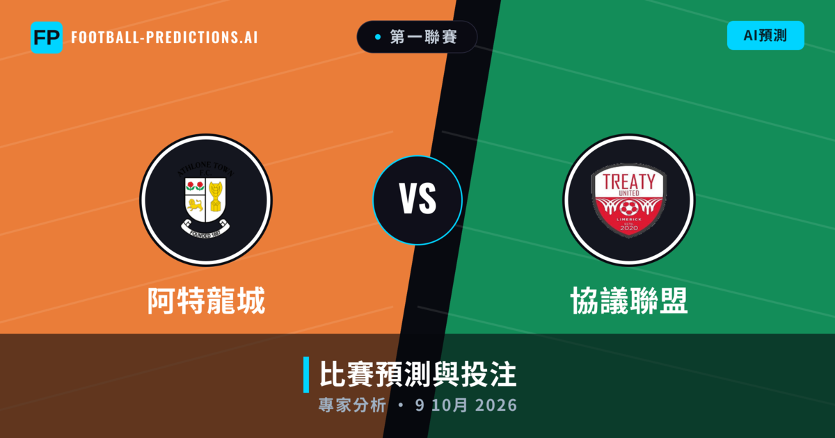 阿特龍城 vs 協議聯盟 — 比赛预测和前瞻