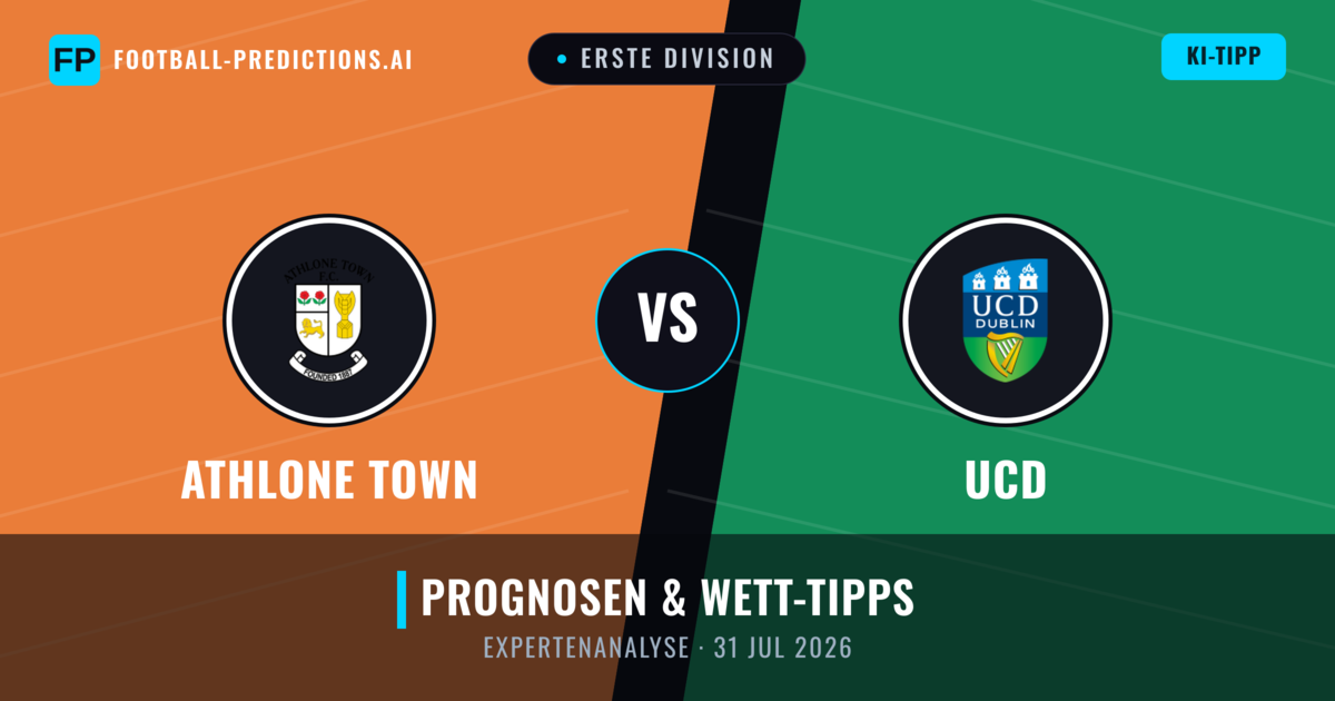 Athlone Town vs UCD — Prognose und Spielvorschau