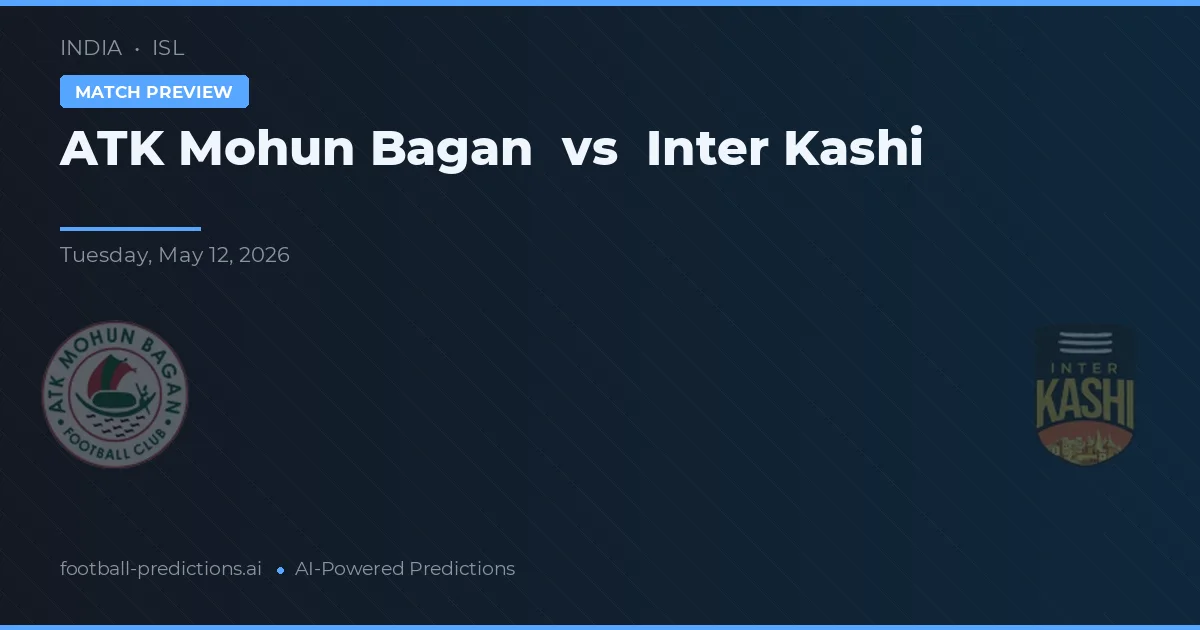 ATK Mohun Bagan vs Inter Kashi — Prognose und Spielvorschau