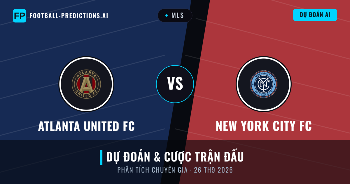 Atlanta United FC vs New York City FC — dự đoán và xem trước trận đấu