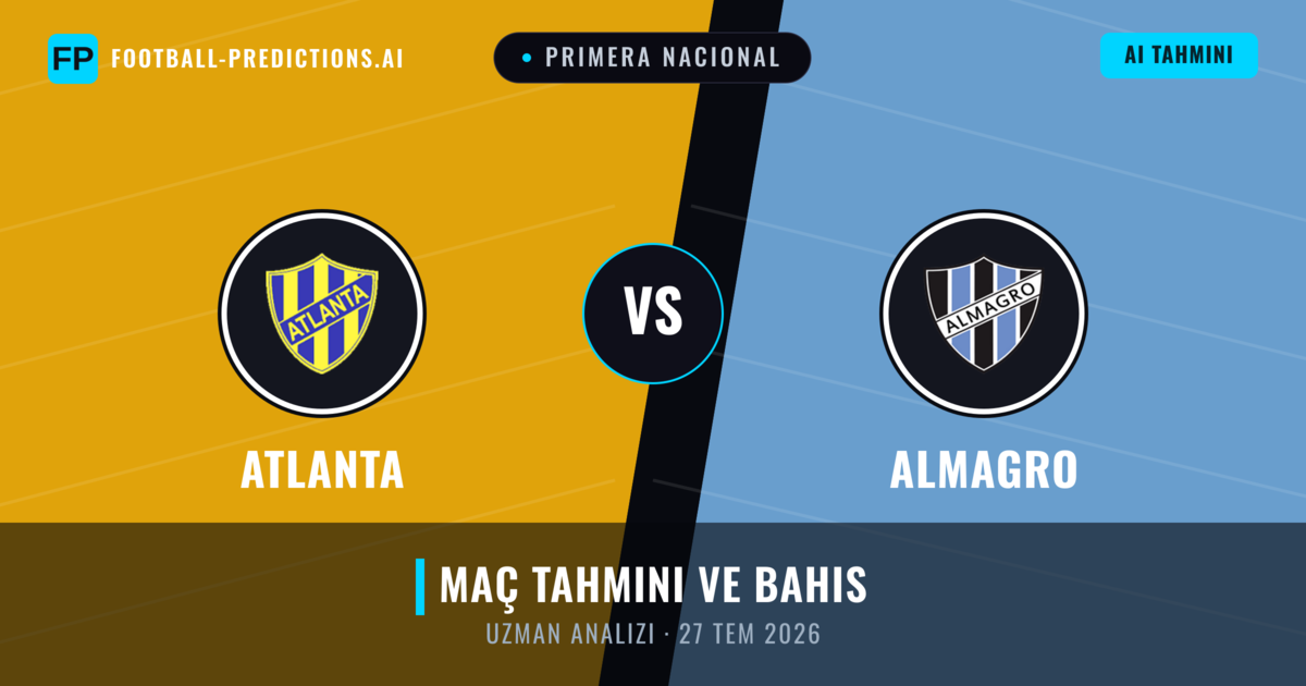 Atlanta - Almagro — maç tahmini ve önizleme