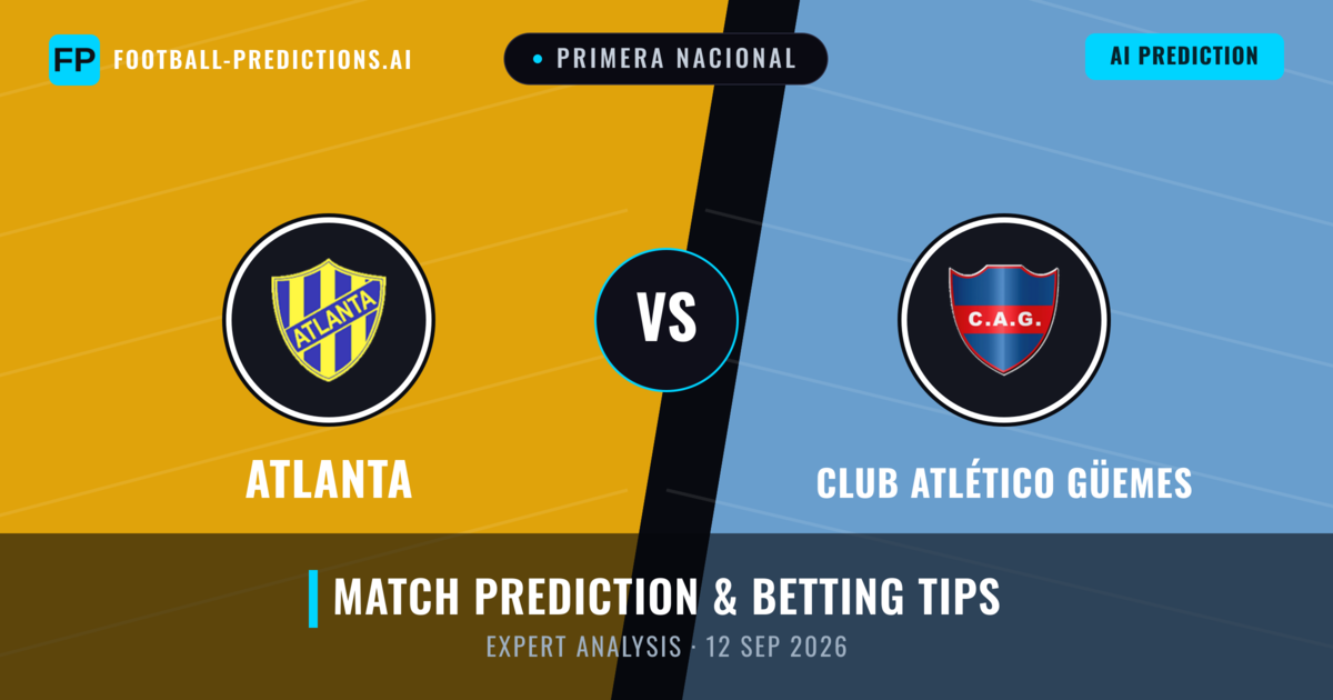Atlanta vs Club Atlético Güemes — match prediction & preview